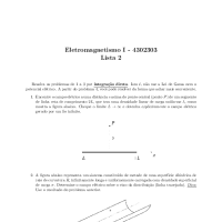 Eletromagnetismo I - Lista 2