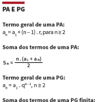 Resumo matemática