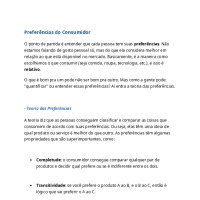 Noções Básicas de Teoria do Consumidor