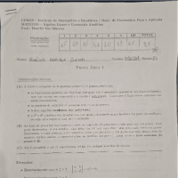 Prova 1- Nota 9,5- Com resolução