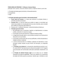 Resumo: Teoria Geral do Processo