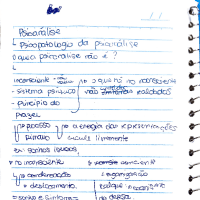 anotações psicopatologia na psicanalise