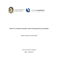 Relatório 02 - Corante Vermelho de Monolite