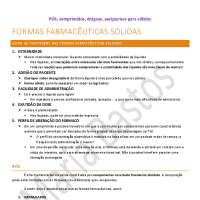 Formas farmacêuticas sólidas