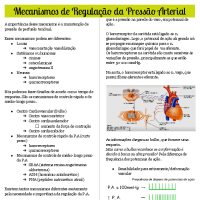 Mecanismos de Regulação da Pressão Arterial