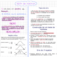 Teste de hipótese - Probabilidade e Estatística 