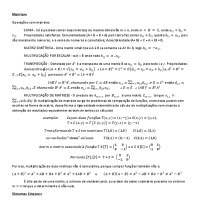 Resumo: Matrizes, sistemas lineares, método de Gauss Jordan e matriz inversa