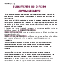 Introdução ao Direito Administrativo