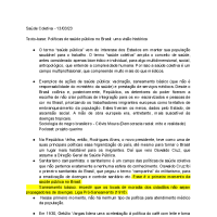 Resumo Saúde Coletiva