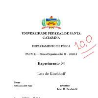 atividade leis de kirchhoff - física exp II - Ivan - 2020