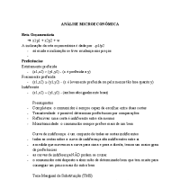 Análise Microeconômica 1 Resumo