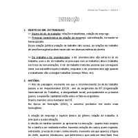 1. Noções gerais sobre Direito do Trabalho