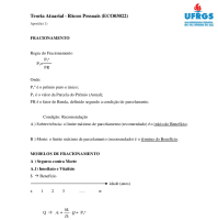 Notas de aula: Prêmios periódicos anuais de Seguros contra a Morte (fracionamento anual)